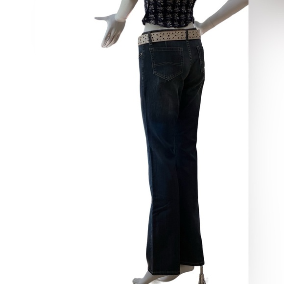 Jeanswest dark wash  butt lifter slim bootcut denim jeans. - Picture 2 of 6